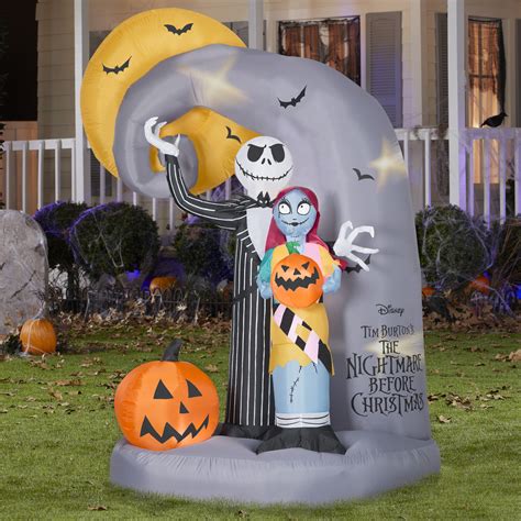 sally inflatable halloween|nightmare before christmas blow up.